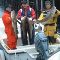 Рыбалка зимой в Арной Брюгге Норвегия