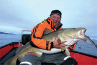 Зимняя рыбалка в Сёрёя Норвегия