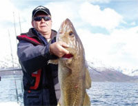 Рыбная ловля зимой Сёрхейм Брюгге Норвегия